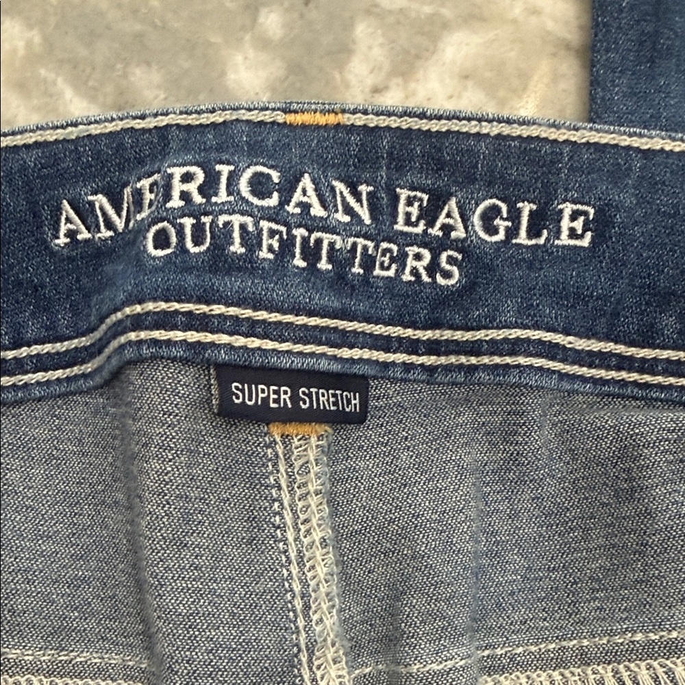 American Eagle Outfitters Women’s Boot Cut Jeans - Dark Blue Wash - Picture 2 of 8